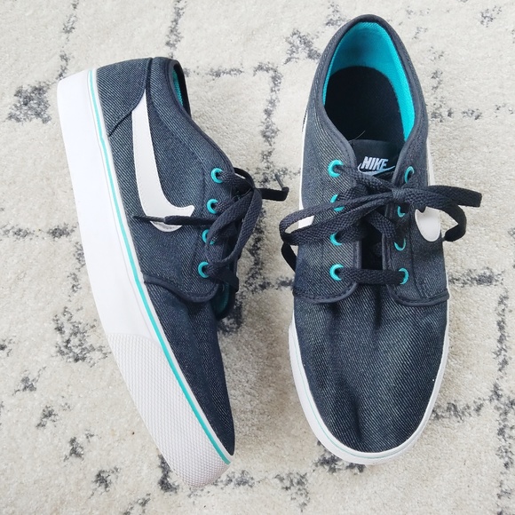 Nike Other - Nike toki low canvas skate shoe charcoal teal